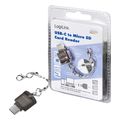 logilink cr0039 usb c to microsd card reader keychain grey extra photo 6