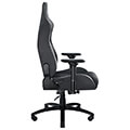 razer iskur xl fabric dark gray gaming chair lumbar support synthetic leather memory foam head extra photo 2