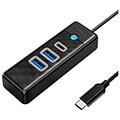 orico pwc2u c3 015 bk ep hub adapter usb c to 2x usb 30 usb c 5 gbps 015m black extra photo 1