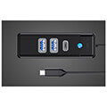 orico pwc2u c3 015 bk ep hub adapter usb c to 2x usb 30 usb c 5 gbps 015m black extra photo 5