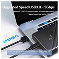 orico 25 hdd ssd enclosure 5 gbps usb 30 black extra photo 2