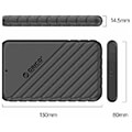 orico 25 hdd ssd enclosure 5 gbps usb 30 black extra photo 4