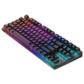 blitzwolf bw kb2 mechanical gaming keyboard rgb blue switch black extra photo 1