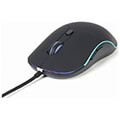 gembird mus ul 02 illuminated large size wired mouse usb extra photo 1