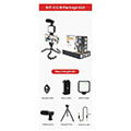 puluz live broadcast kit tripod mount led lamp microphone phone clamp extra photo 7