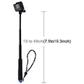 puluz selfie stick for sports cameras black extra photo 1 puluz selfie stick for sports cameras black extra photo 1