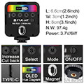 puluz led rgb lamp for the camera pu560b extra photo 1 puluz led rgb lamp for the camera pu560b extra photo 1
