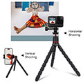 puluz tripod flexible holder with remote control for slr cameras gopro cellphone extra photo 7 puluz tripod flexible holder with remote control for slr cameras gopro cellphone extra photo 7