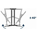 gembird full motion tv wall mount 32 60 36 kg extra photo 10