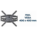gembird full motion tv wall mount 32 60 36 kg extra photo 12
