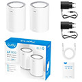 cudy m3000 mesh wi fi6 ax3000 white 2 pack extra photo 2