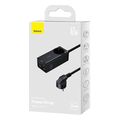 baseus gan3 pro 65w wall charger powerstrip 2xusb 2x type c cable black extra photo 7