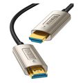 baseus high definition series optic fiber hdmi to hdmi 4k adapter cable 10m black extra photo 1