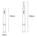 baseus bluetooth earbuds cleaning pen white extra photo 11