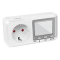 logilink em0005 energy cost meter with c02 calculator white silver extra photo 2