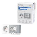 logilink em0005 energy cost meter with c02 calculator white silver extra photo 6
