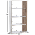 bibliothiki harvey hm8770 80x23x141 leyko extra photo 1