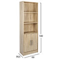 bibliothiki melaminis ensley hm202702 sonama 60x30x180 ek extra photo 1 bibliothiki melaminis ensley hm202702 sonama 60x30x180 ek extra photo 1