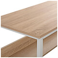 grafeio hm213101 melamini se sonama me leyko mat skeleto 120x50x75yek extra photo 3