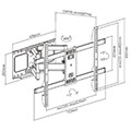 gembird full motion tv wall mount 37 80 wm 80st 02 extra photo 1 gembird full motion tv wall mount 37 80 wm 80st 02 extra photo 1