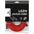 cablexpert s ftp cat 6a lszh patch cord red 15 m pp6a lszhcu r 15m extra photo 1