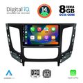 digital iq bxf 7437 cpa clima 9inc multimedia tablet for mitsubishi l200 mod 2015gt extra photo 1