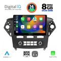 digital iq bxf 7163 cpa clima 10inc multimedia tablet for ford mondeo mod 2011 2013 extra photo 1