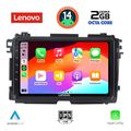 digital iq lvf 5201 cpa 9inc multimedia tablet for honda hrv mod 2015 2021 extra photo 1