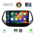 digital iq bxf 7278 cpa 10inc multimedia tablet for jeep compass mod 2016 2021 extra photo 1