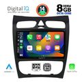 digital iq bxf 7406 cpa 9inc multimedia tablet for mercedes clk w209 mod 2000 2004 extra photo 1