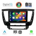 digital iq bxf 7447s cpa 9inc multimedia tablet for mitsubishi pajero sport mod 2020gt extra photo 1