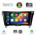 digital iq bxf 7468 cpa 10inc multimedia tablet for nissan qashqai xtrail mod 2014 2021 extra photo 1