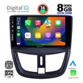 digital iq bxf 7507 cpa 9inc multimedia tablet for peugeot 207 mod 2007gt extra photo 1