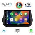 digital iq rtg 4142 cpa 9inc multimedia tablet for citroen  fiat  peugeot mod 2008 2018 extra photo 1
