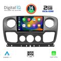 diq rtg 4463 cpa 10 multimedia tablet for nissan nv400 opel movano renault master mod 2010 2020 extra photo 1