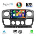 diq bxf 7463 cpa 10 multimedia tablet for nissan nv400 opel movano renault master mod 2010 2020 extra photo 1