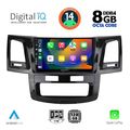 digital iq bxf 7720 cpa 9inc multimedia tablet for toyota hilux mod 2005 2016 extra photo 1