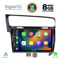 digital iq bxf 7747 cpa 10inc multimedia tablet for vw golf 7 mod 2013 2020 extra photo 1