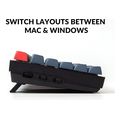 pliktrologio keychron k8 pro k8p h2 qmk via wireless mechanical blue switch hot swap 80 us extra photo 2