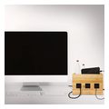 logilink kab0076 cable box 255x140x165 mm bamboo extra photo 7