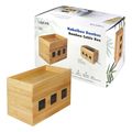 logilink kab0076 cable box 255x140x165 mm bamboo extra photo 9