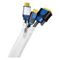 logilink kab0090 cable flexwrap with zipper 30mm 5m white extra photo 3