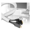 logilink kab0090 cable flexwrap with zipper 30mm 5m white extra photo 6