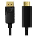 logilink cv0129 displayport to hdmi cable 5m extra photo 1