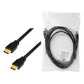 logilink ch0101 hdmi cable high speed with ethernet 4k 60hz 2m black extra photo 6