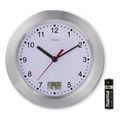 hama mauritius bathroom clock wall clock with thermometer no ticking f17 cm extra photo 5
