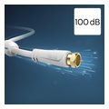 hama sat connection cable f plug f plug gold plated 15 m 100 db hama 205251 extra photo 3