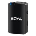 boya boyamic wireless hd lavalier microphone iphone android smartphone usb c camera 200m range 10h extra photo 2