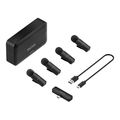 boya by v4u wireless 4 person 4 channel mini lavalier usb c 24ghz microphone extra photo 1