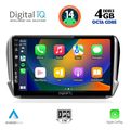 digital iq bxf 6508 cpaa 10inc multimedia tablet for peugeot 208 2008 mod 2012 2021 extra photo 1